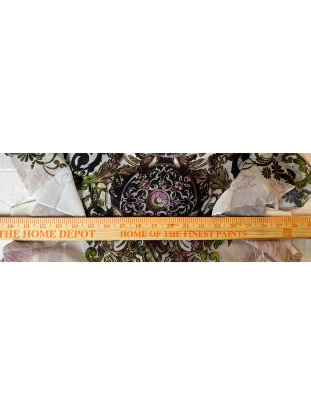 Design Works Floral Sheer Top - Picture 6 of 8